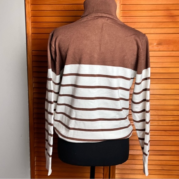 Kirundo Striped Turtle Neck Sweater - Picture 2 of 4